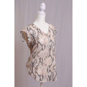 Express Women’s Size XS Snakeskin Print Blouse